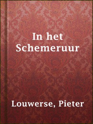 cover image of In het Schemeruur